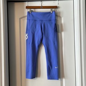 NWT Nike x Peloton legging. Medium. Purple. Sold out!